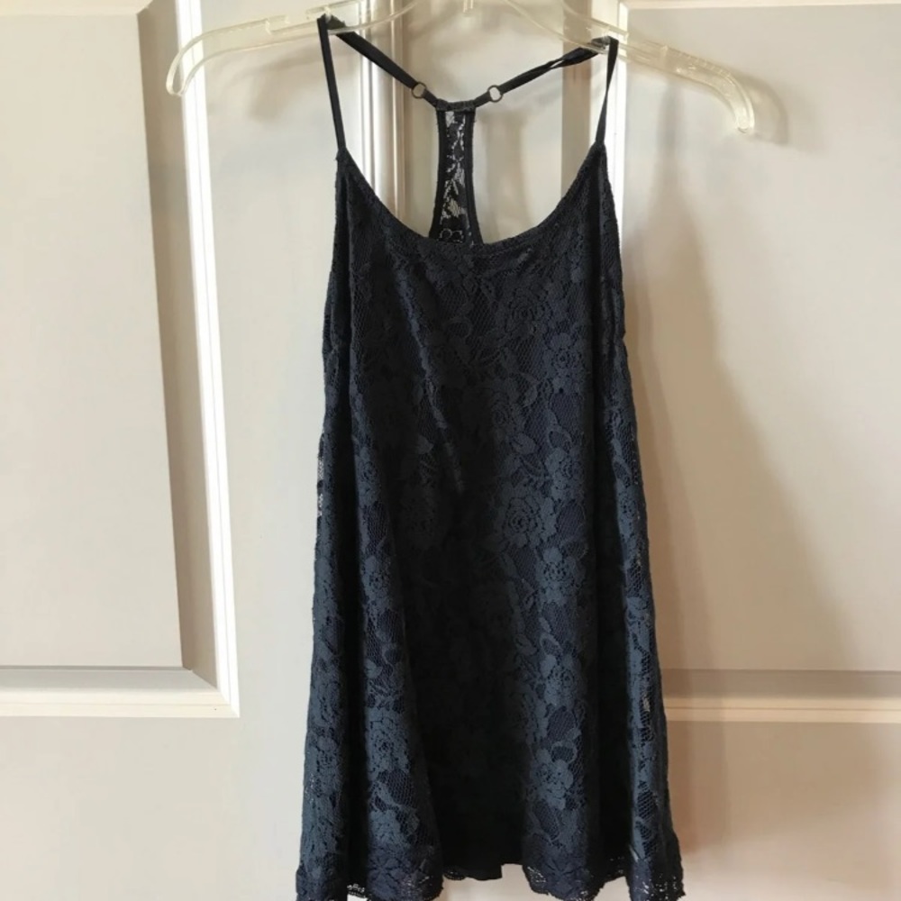 Abercrombie kids lace tank top